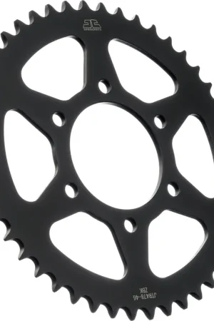 Beperkte Voorraad JT SPROCKETS - REAR STEEL 46T BL, 520 - Sprockets - BLACK ZINC FINISH